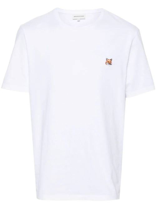 White cotton soft jersey t-shirt Maison Kitsuné | LM00104KJ0008P100